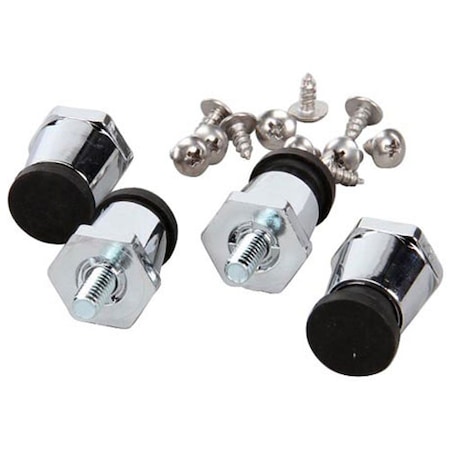 Silver King Leg 1In Slvr W/Rubr Kit Pa 10314-95
